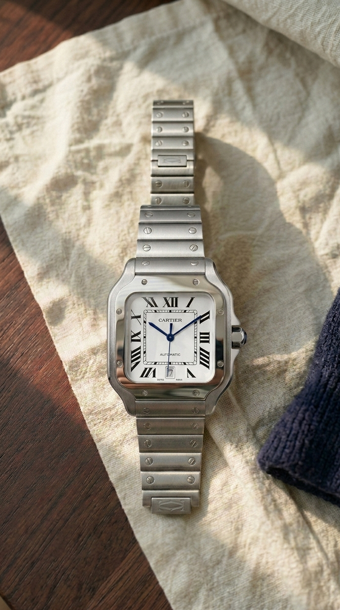 CARTIER SANTOS HERITAGE STYLE